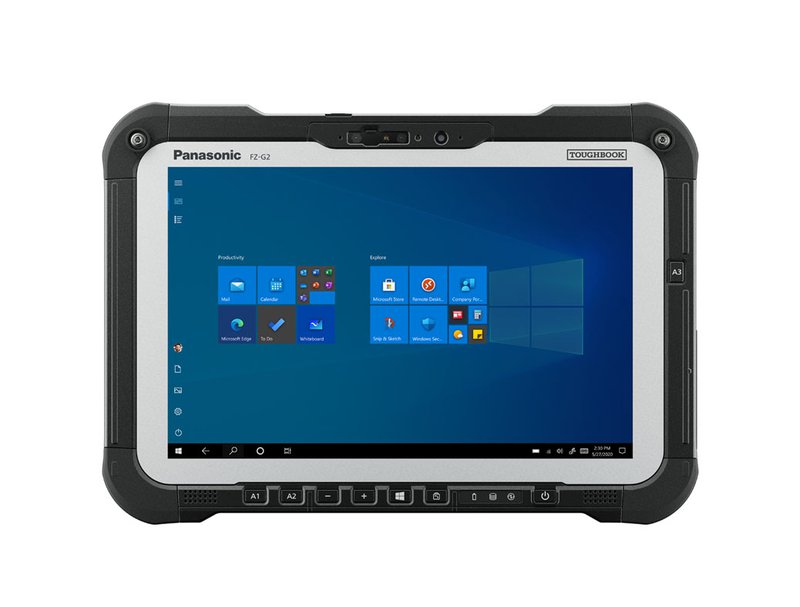 A close up of the Panasonic FZ-G2 rugged tablet