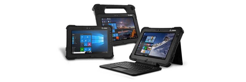 Zebra Technologies' L10 rugged tablet. Best tablets for business when you need flexibility to do work in the field and at a desk. 